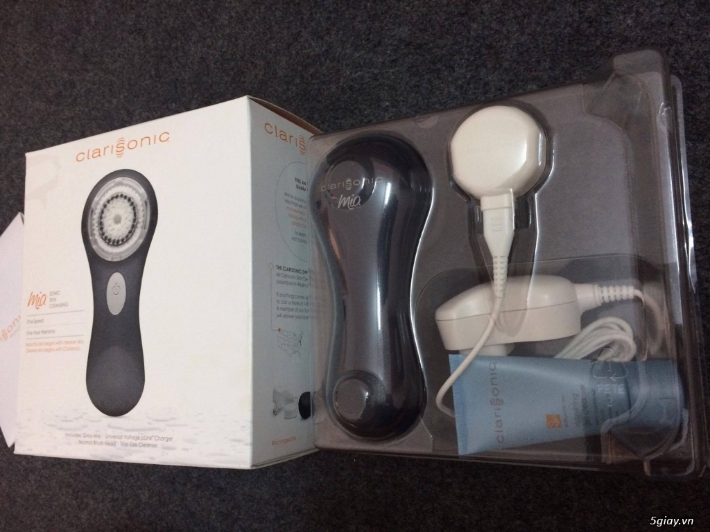 Máy rửa mặt CLARISONIC Mia Sonic Cleansing System Color : Gray - 1