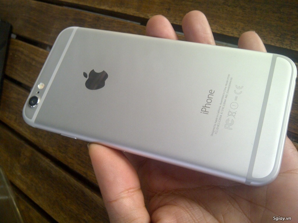 Iphone 6 lock 16g trắng full zin, đầy đủ phụ kiện