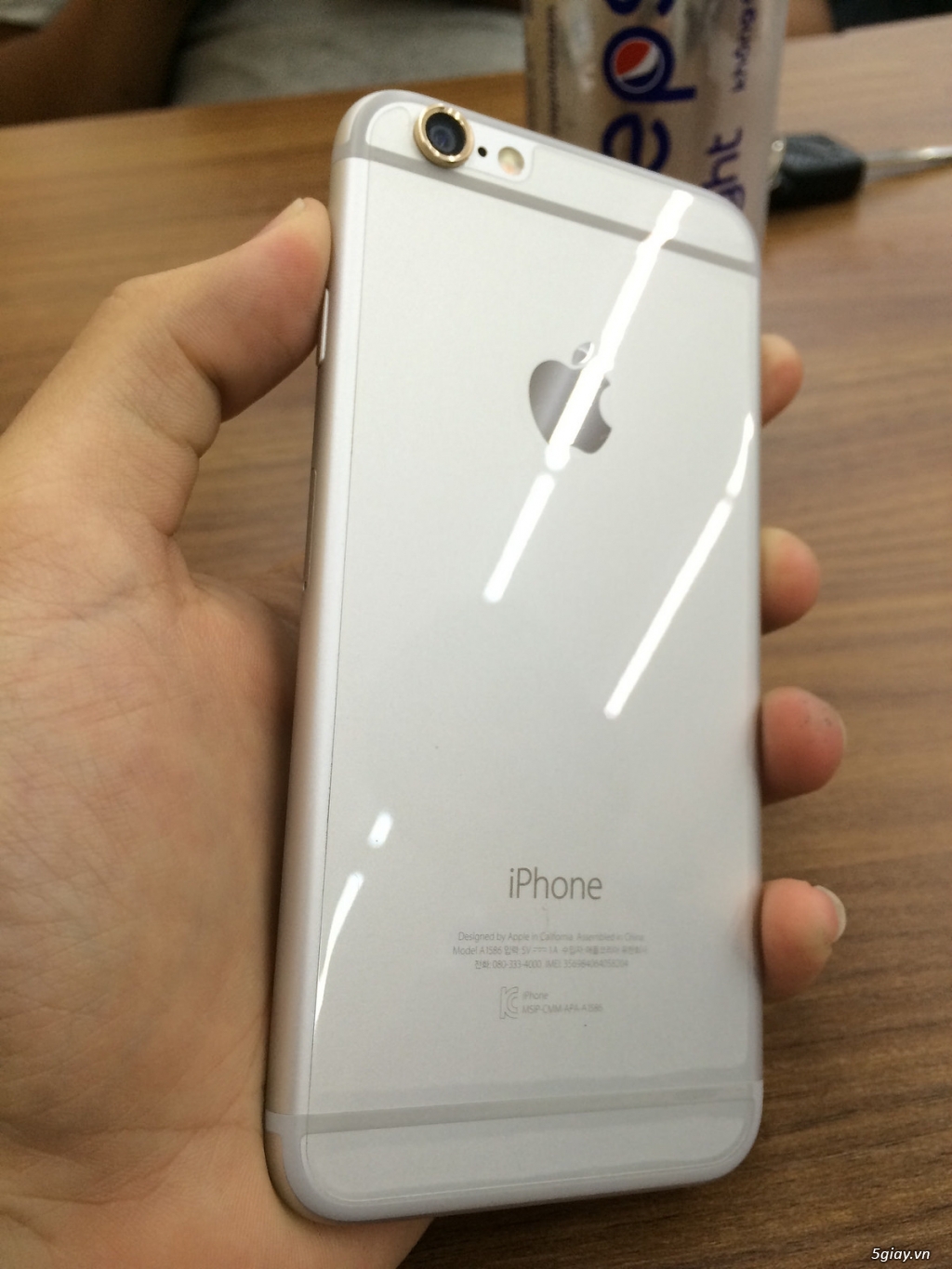 Iphone 6 lock 16g trắng full zin, đầy đủ phụ kiện - 2