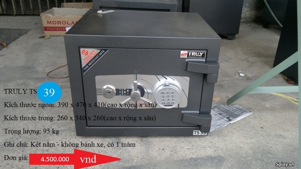 Két sắt chống cháy Truly an toàn và bao mật tuyệt đối - 1