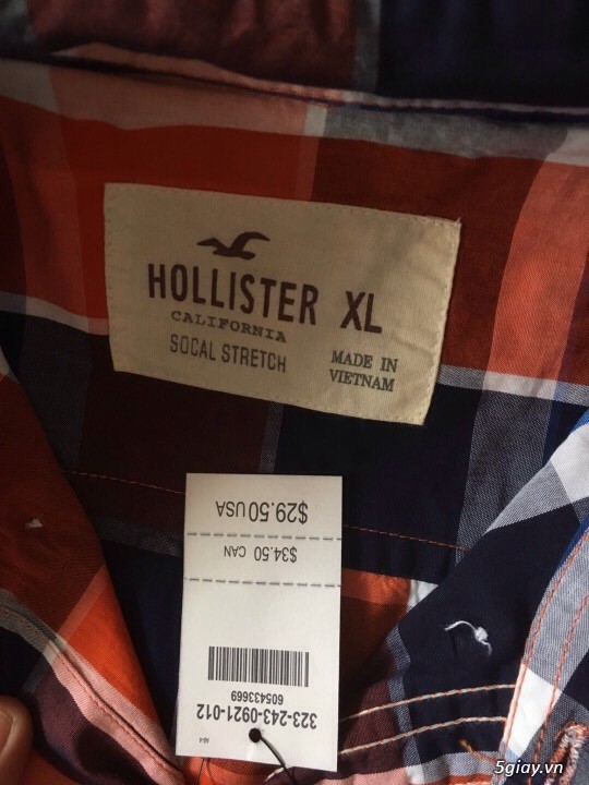 Áo sơmi Hollister nam 150k/1 áo -->3 áo 400k - 5