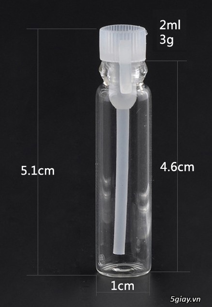 Mẫu thử - Vỏ chai lọ (đựng) nước hoa dung tích 0.2ml – 3ml - 3