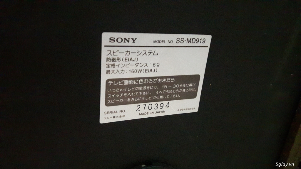 Dàn âm thanh cao cấp SONY MD919 made in Japan . 0908342298 zalo nhé - 3