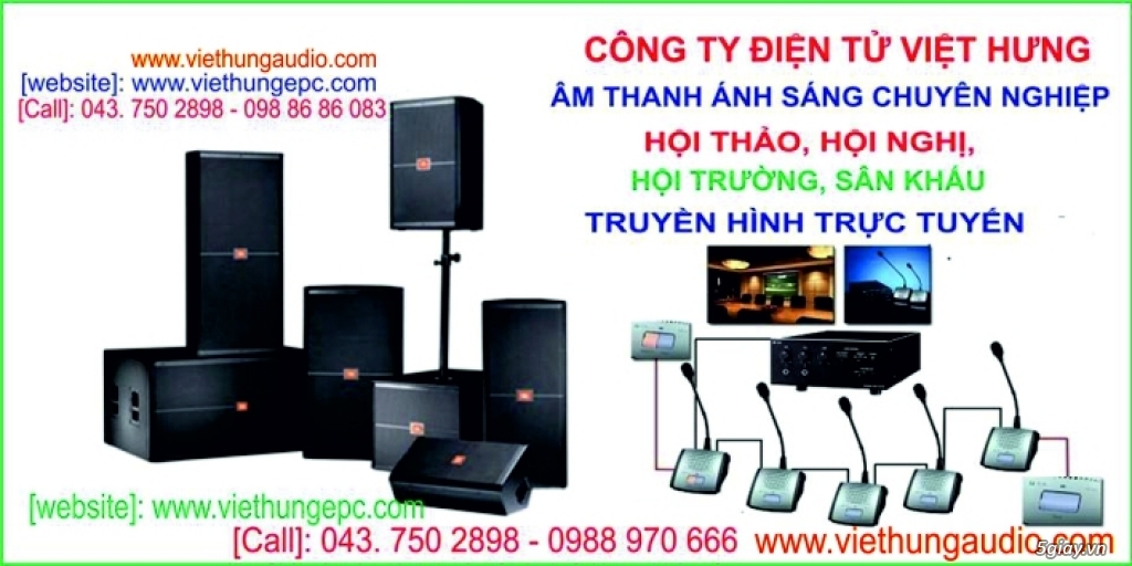 Tư vấn, thiết kế, lắp đặt âm thanh hàng đầu Việt Nam - Việt Hưng Audio