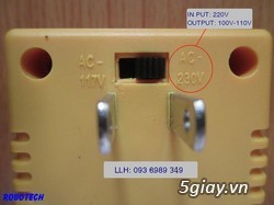 Bộ chuyển nguồn điện 220v sang 110v, 110v, 120v nhỏ gọn - 8