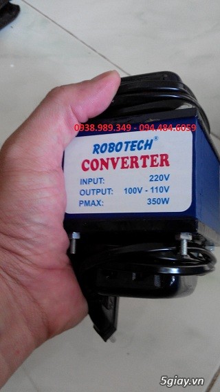 Bộ chuyển nguồn điện 220v sang 110v, 110v, 120v nhỏ gọn - 11