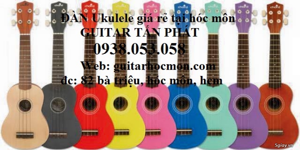 Bán đàn ukulele giá rẻ Hóc Môn - ship COD toàn quốc