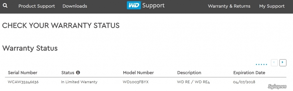 HDD 1TB WD RE4 Enterprise còn BH 07/2018 - 1
