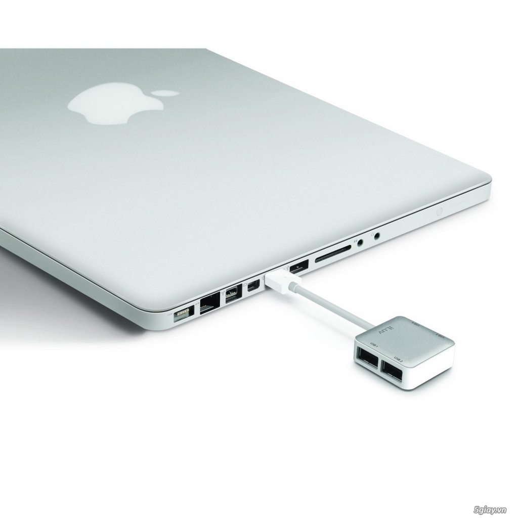 CÁP KẾT NỐI ILUV USB ETHERNET ADAPTER WITH 2 USB PORTS-TRẮNG giá 190k - 5