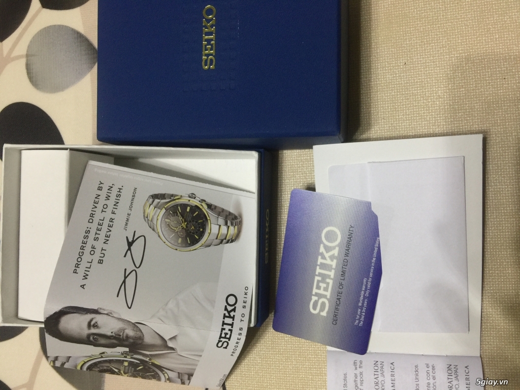 Cần bán đồng hồ Seiko mới 100% bảo hành quốc tế - 2