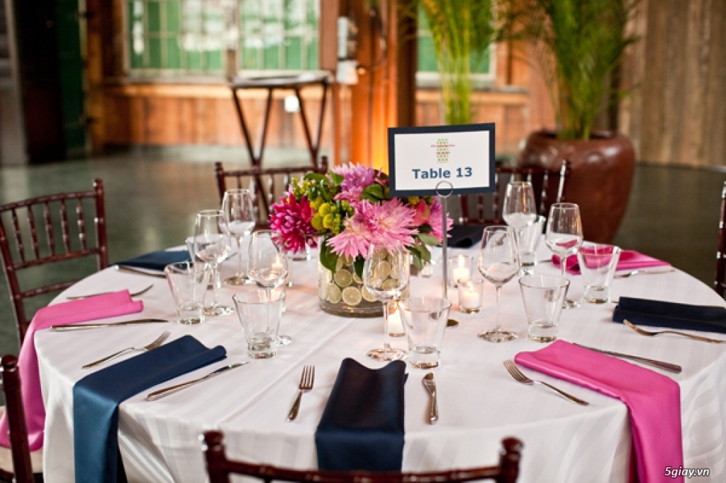 khăn ăn khăn trải bàn nhà hàng chuyên ngiệp - 3