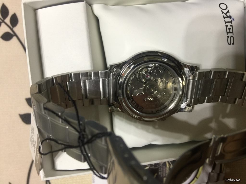 Cần bán đồng hồ Seiko mới 100% bảo hành quốc tế - 4