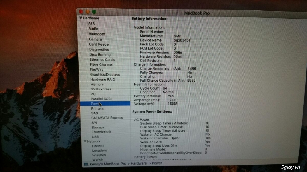 Macbook pro 13inchMid2010 2.66Ghz Hàng xách tay Mỹ - 4