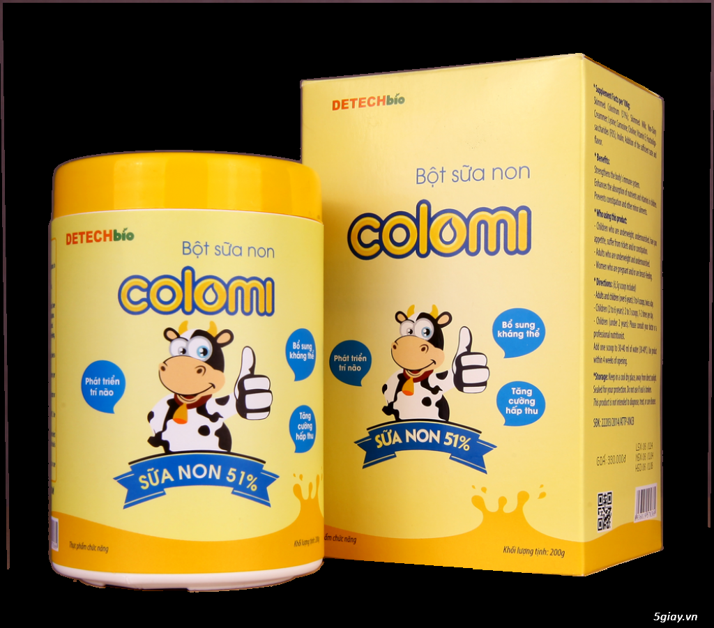 Sữa non Colomi - Tăng sức đề kháng - Giảm ốm vặt - Ngăn ngừa táo bón - 15