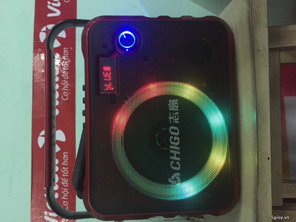 Loa hát karaoke di động Bluetooth có Mic - 2