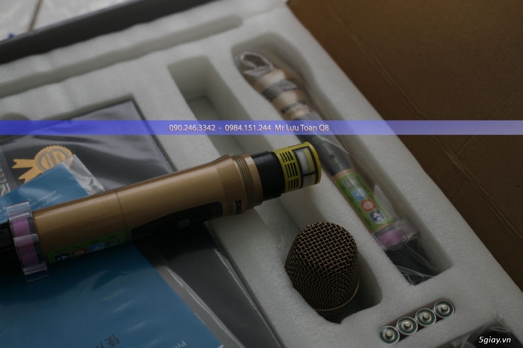 Mic không dây karaoke UGX9 II và đầu mic rời cho ae - 44