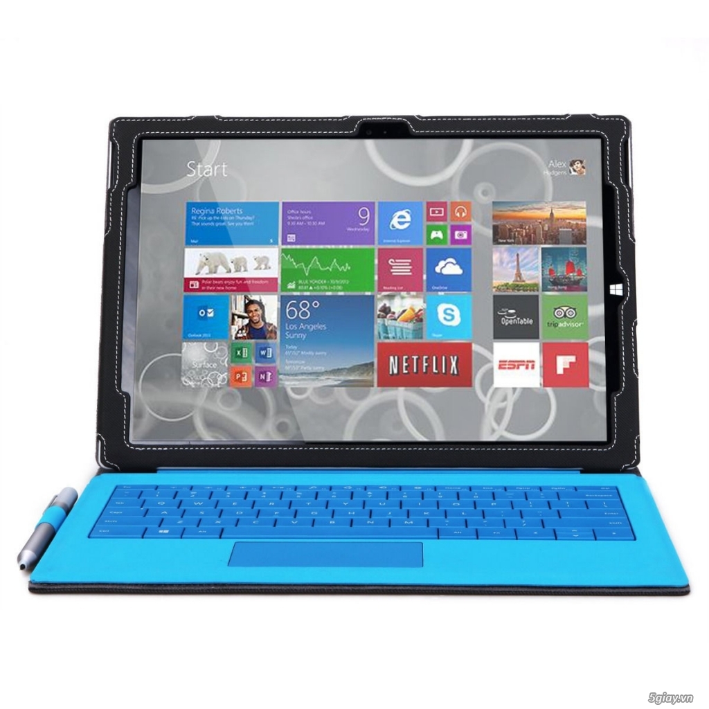 Case cho Microsoft Surface Pro 1, pro2, Pro 3, Pro 4, Pin 4A - 6