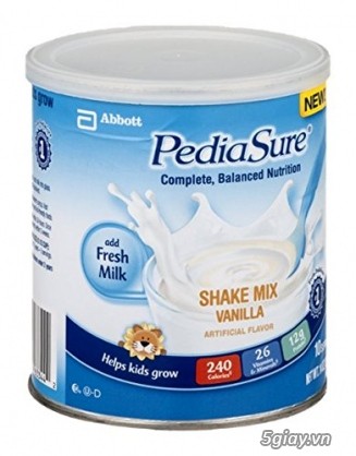 Sữa bột pediasure shake mix vanilla, 14 oz (396 g)