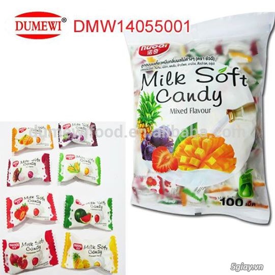 Kẹo Chewy Milk Thái Lan - 16 loại mùi và tổng hợp - 1