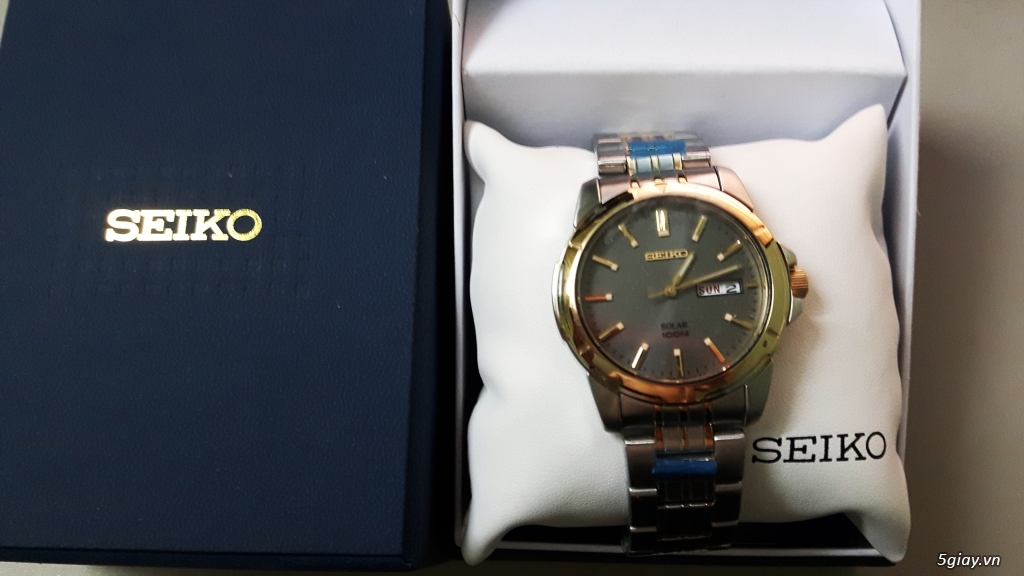Cần bán đồng hồ Seiko Men's SNE098 hàng Mỹ - 2