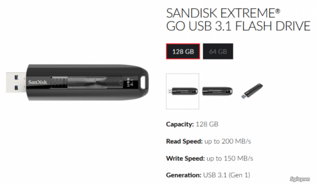 USB 16GB, 32GB, 64GB Chuẩn 3.0 Kingston & SanDisk | USB Transcend Giá HOT - 1