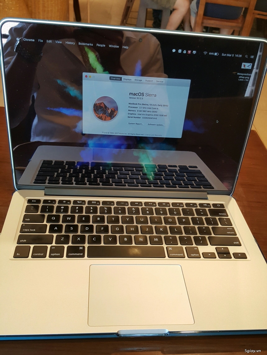 Cần bán MacBook Pro (Retina, 13-inch, Early 2015) - mới 99%