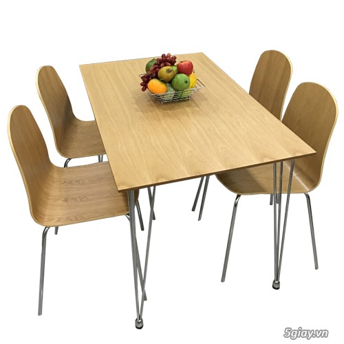 Bộ bàn ăn 4 ghế tiêu chuẩn Xuất Khẩu: 3.990.000đ/bộ - 1