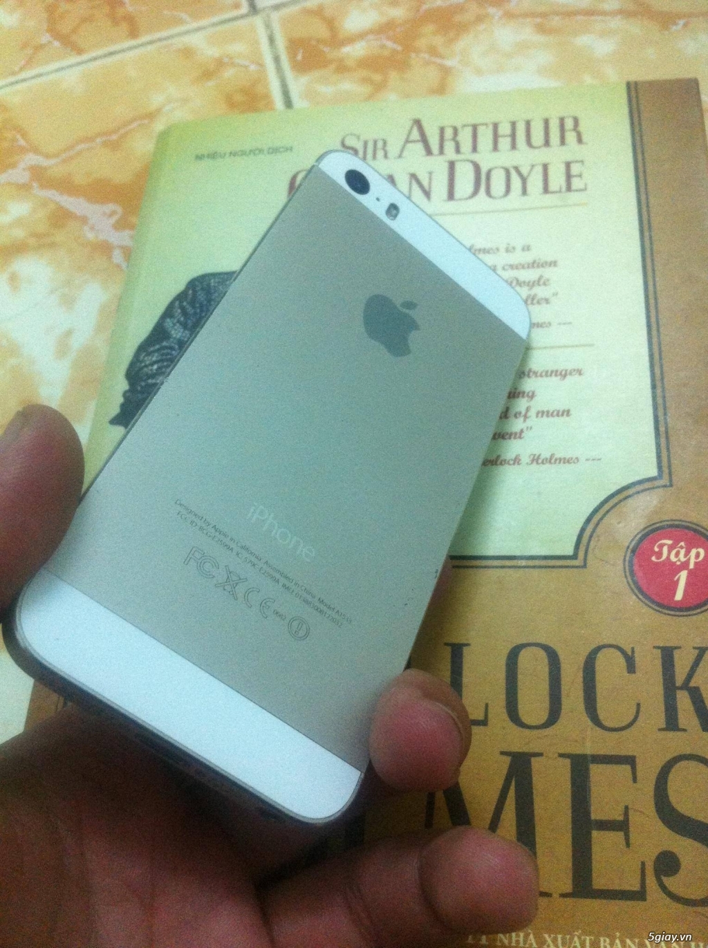 Iphone 5s Gold 16Gh Q.Tế Zin All Ko Lỗi