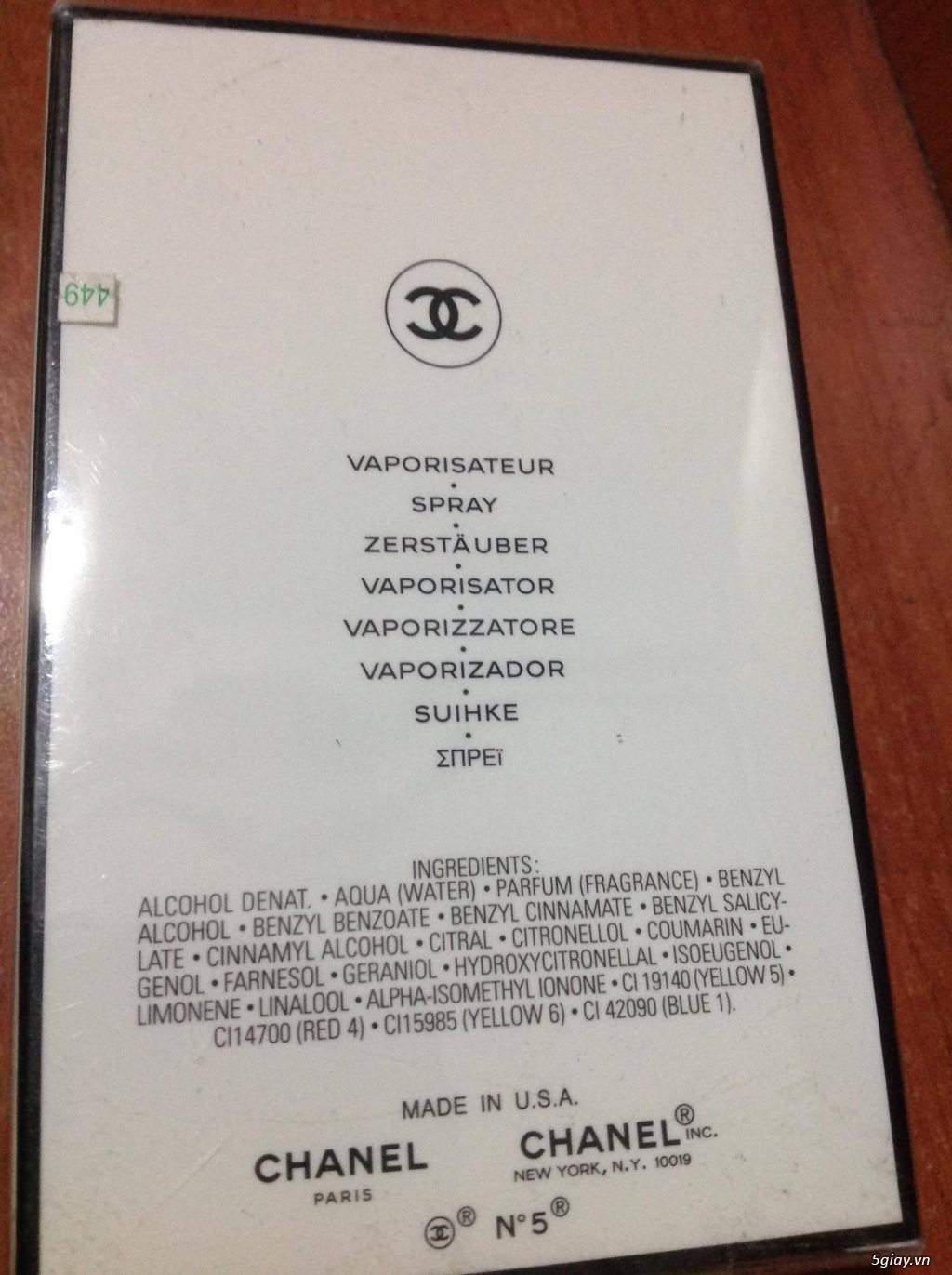 Nước hoa chaaa xách tay từ Mỹ - 7