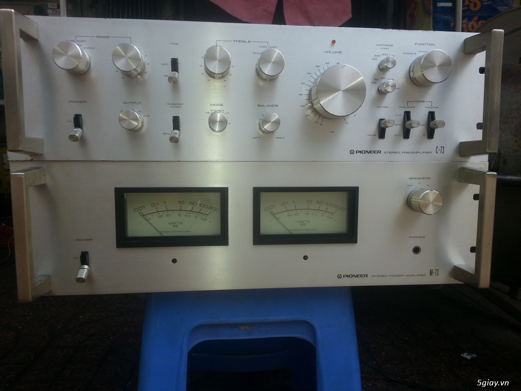 loa pioneer cs99,ampli pioneer sx2500,prepow c73m73,ampli pioneer a100 - 9