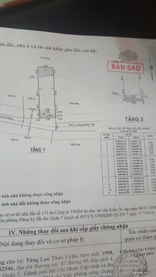 Toàn Quốc Bán nhà Hoàng quốc Việt Q7 ngay phú mỹ Hưng giá 1650k - 2