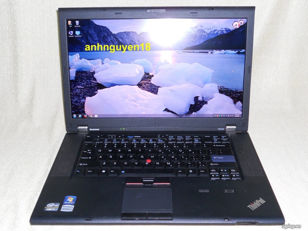 Thinkpad W520 max option i7 2920XM, Quadro 2000M, FHD 1920x1080 RGB - 1