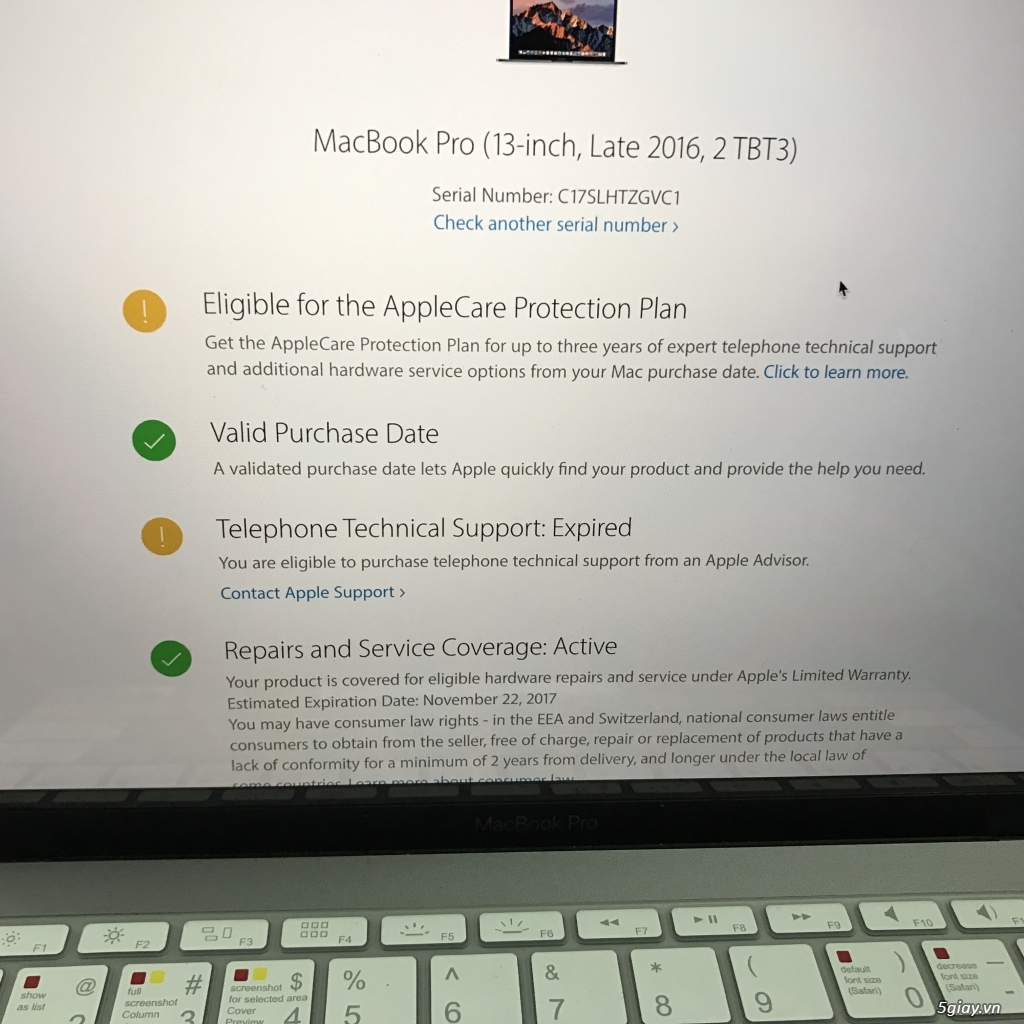Macbook Pro 13 ich 2016, không touch bar - 1