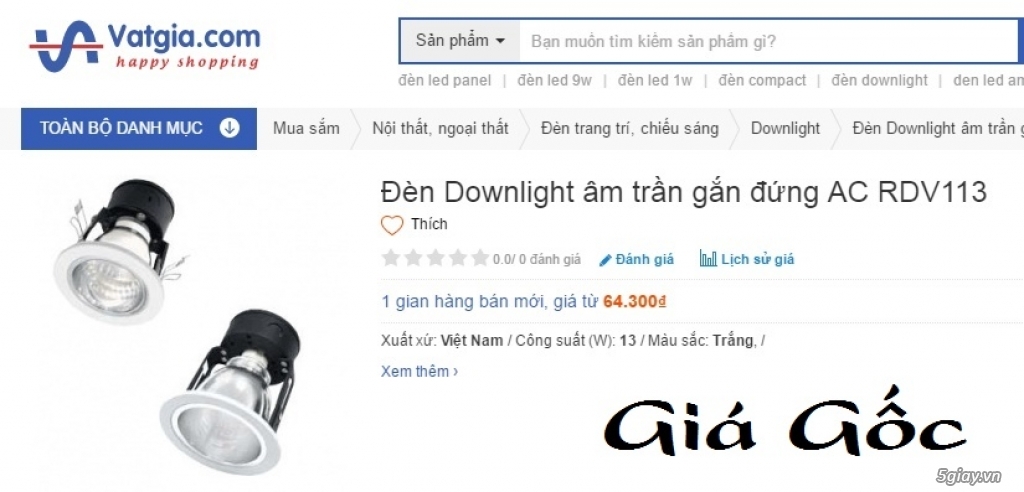 Thanh Lý 48 Đèn Âm Trần - 5