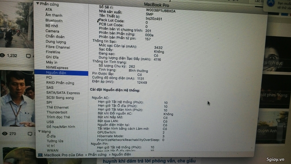 Cần thanh lý Macbook pro core i7, đời 2010, máy còn đẹp chất, giá tốt - 5