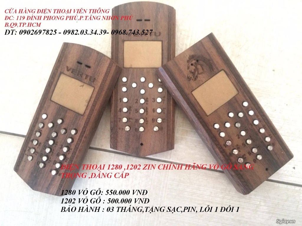 điện thoại nokia 1280,1202 zin chính hãng vỏ gỗ giá rẻ nhất q9,thủ đức