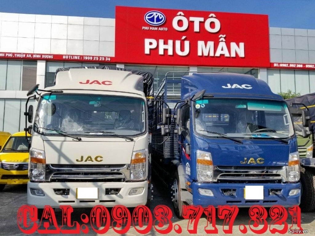 Bán xe tải Jac N900 thùng dài 7m động cơ Cummins mới 2022 - 2