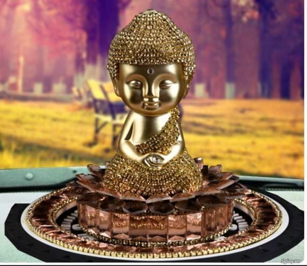 Tượng Phật Đính Đá May Mắn Phong Thủy | 5Giay