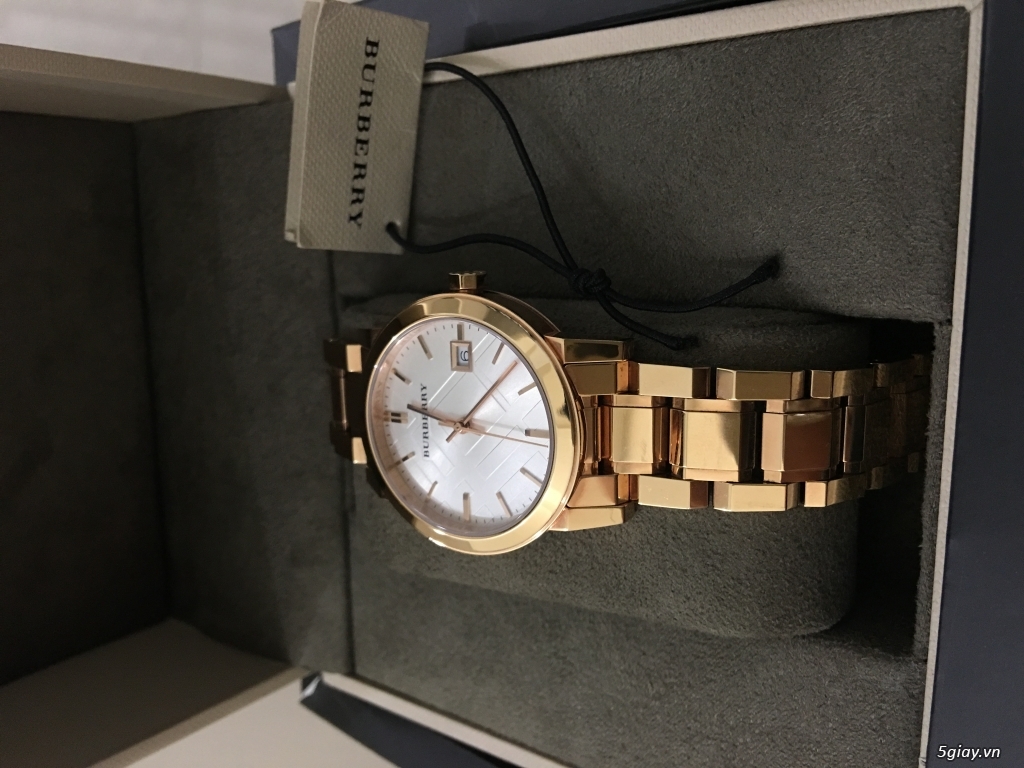 Đồng hồ burberry bu9104 rose gold 34mm like new!!!....for ladies | 5giay