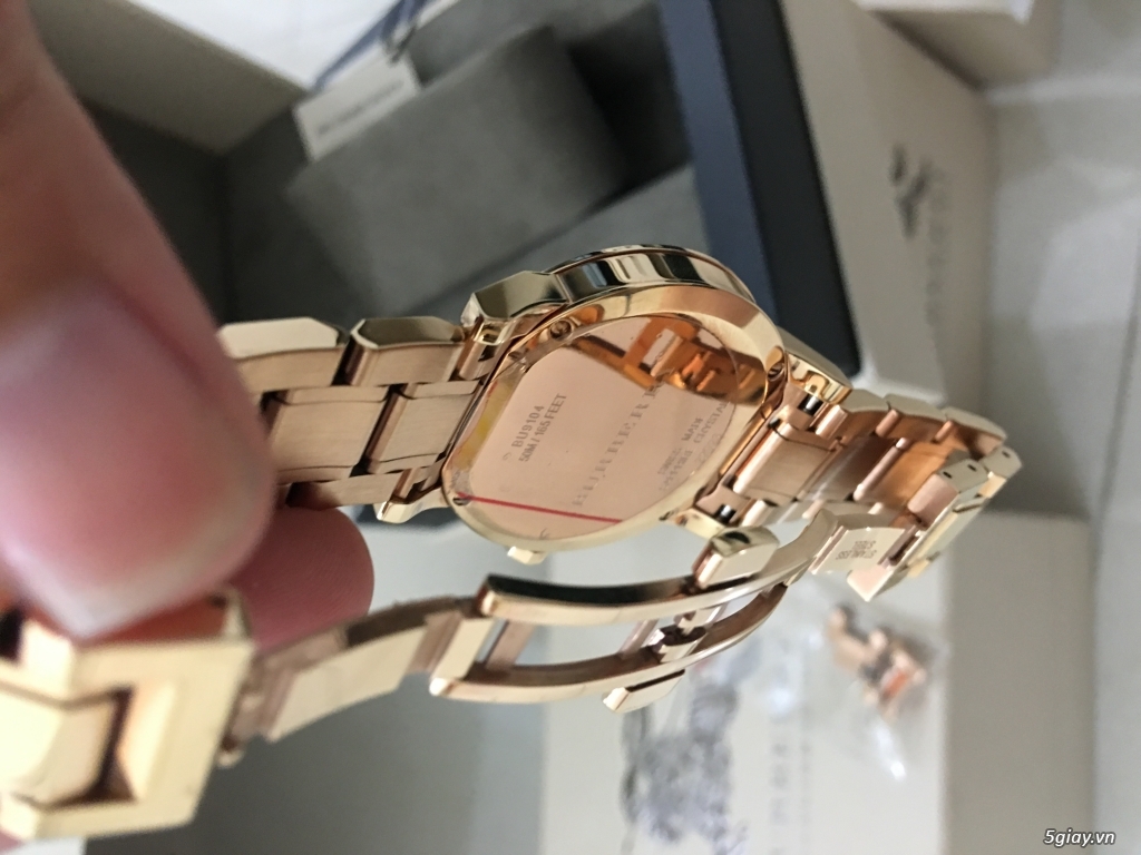 Đồng hồ burberry bu9104 rose gold 34mm like new!!!....for ladies | 5giay