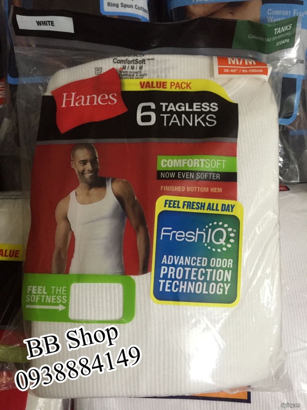 Áo Ba Lỗ Hanes | 5Giay