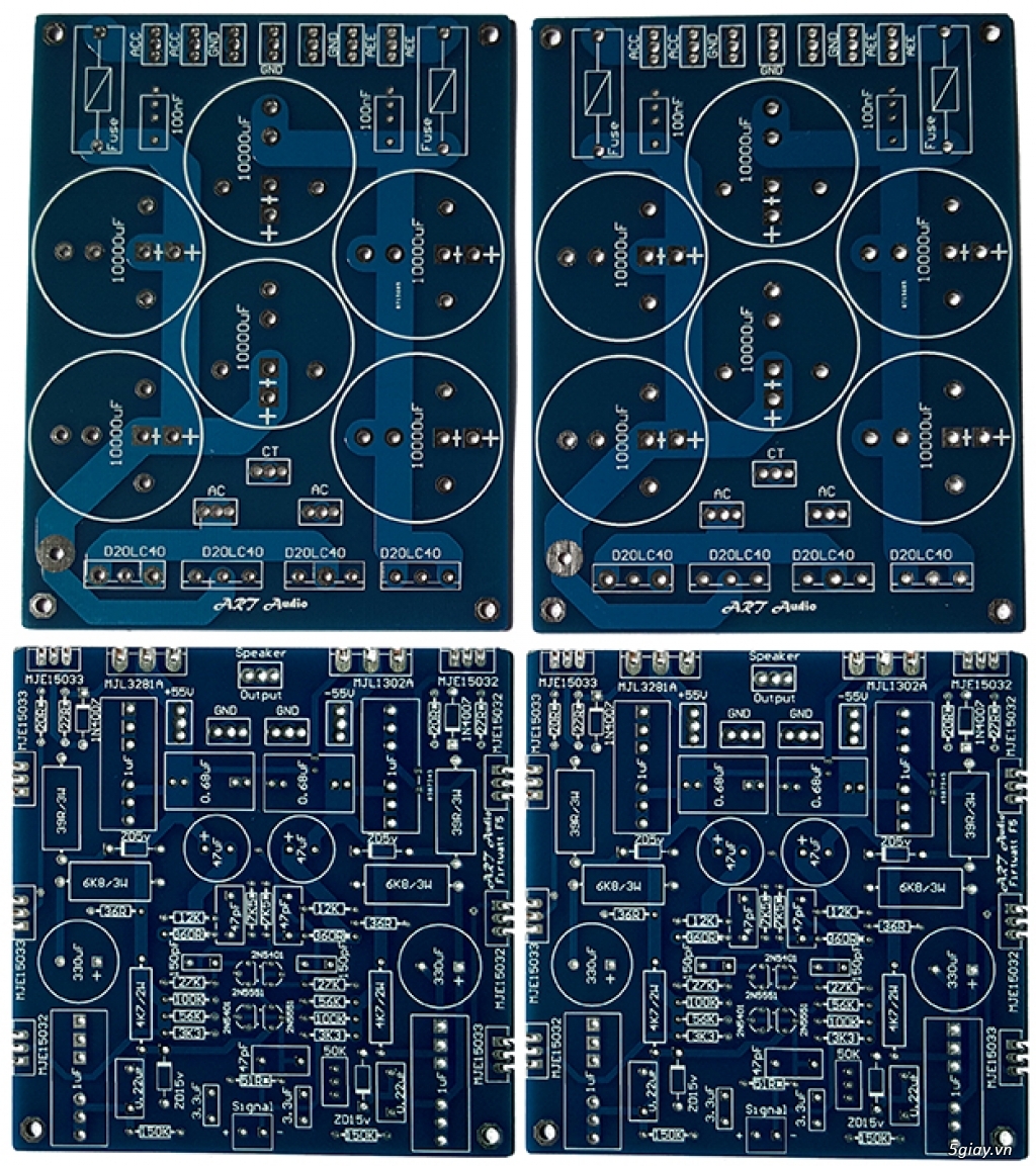 Linh kiện điện tử, PCB và DIY kit cho High-end Audio. ART Audio