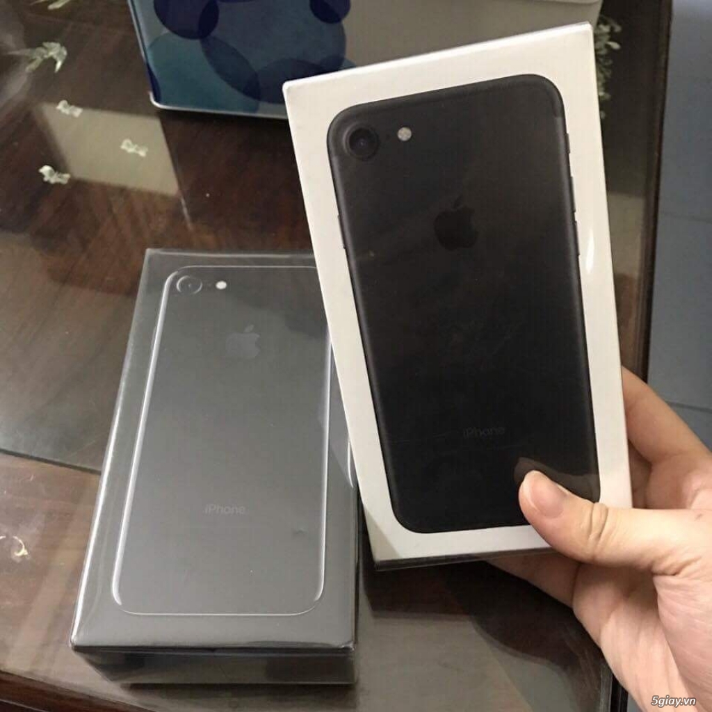 iphone 7 matte black 128GB nguyên seal applestore Mỹ - 1