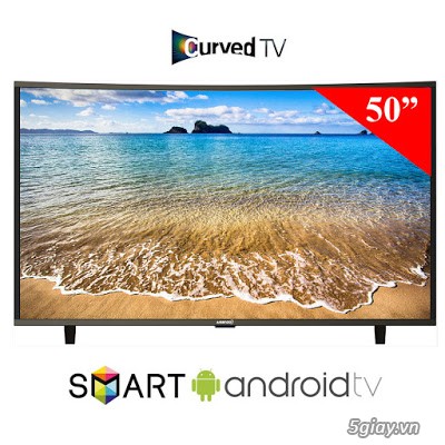 Smart TV Asanzo màn hình cong 50inch Full HD – Model AS50CS6000 (Đen)