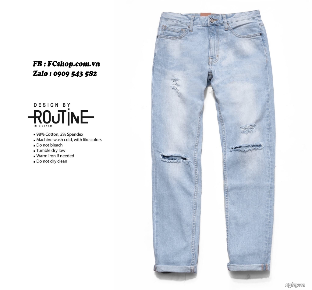 [TRÙM ĐỒ JEANS] - FCshop Chuyên quần jeans, sơmi jeans, khoác jeans .. - 12