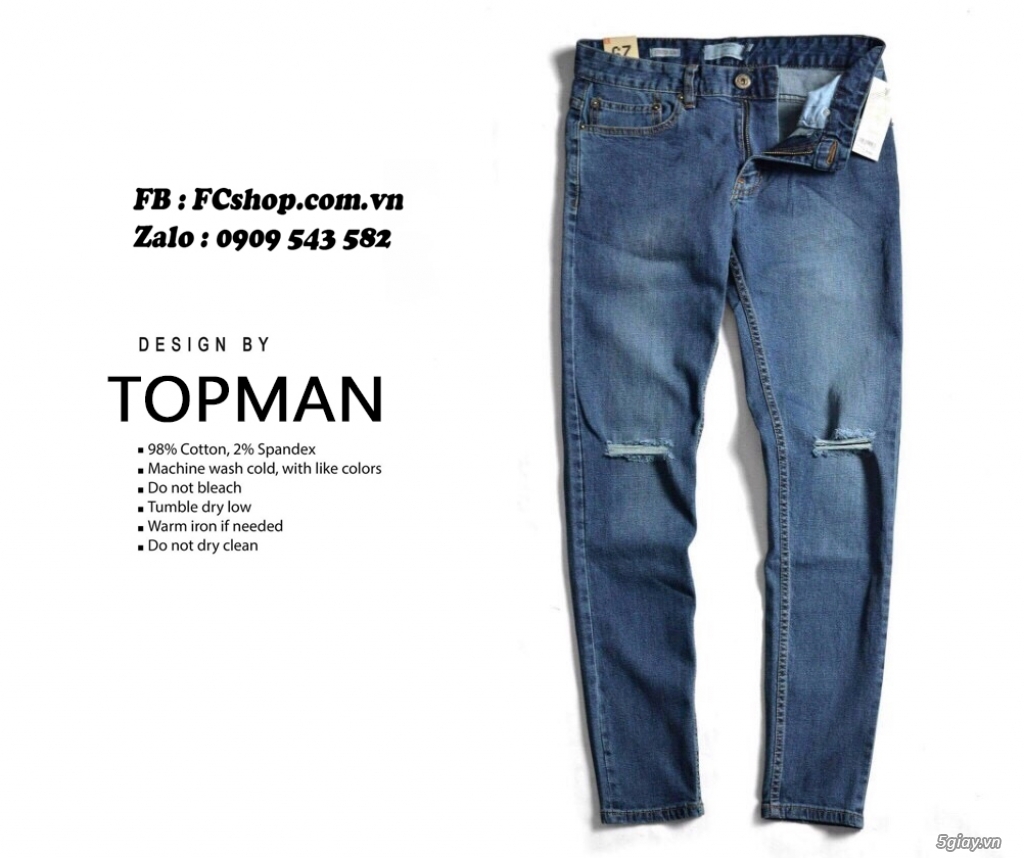 [TRÙM ĐỒ JEANS] - FCshop Chuyên quần jeans, sơmi jeans, khoác jeans .. - 9