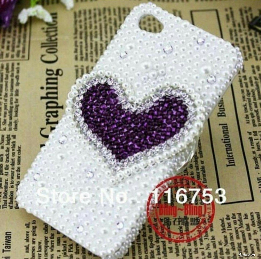 Ốp lưng đính đá, Ốp lưng hand made - 1