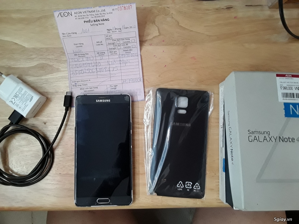 Note 4 chính hãng ssvn fullbox - 1