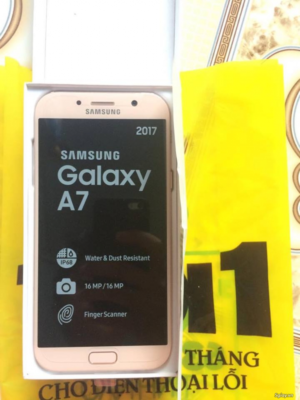 [ ĐÔN GIÁ ] Hàng Hot..Samsung Galaxy A7 2017 Rose like new 100% chính hãng TGDD End 23h59 22/03/2017