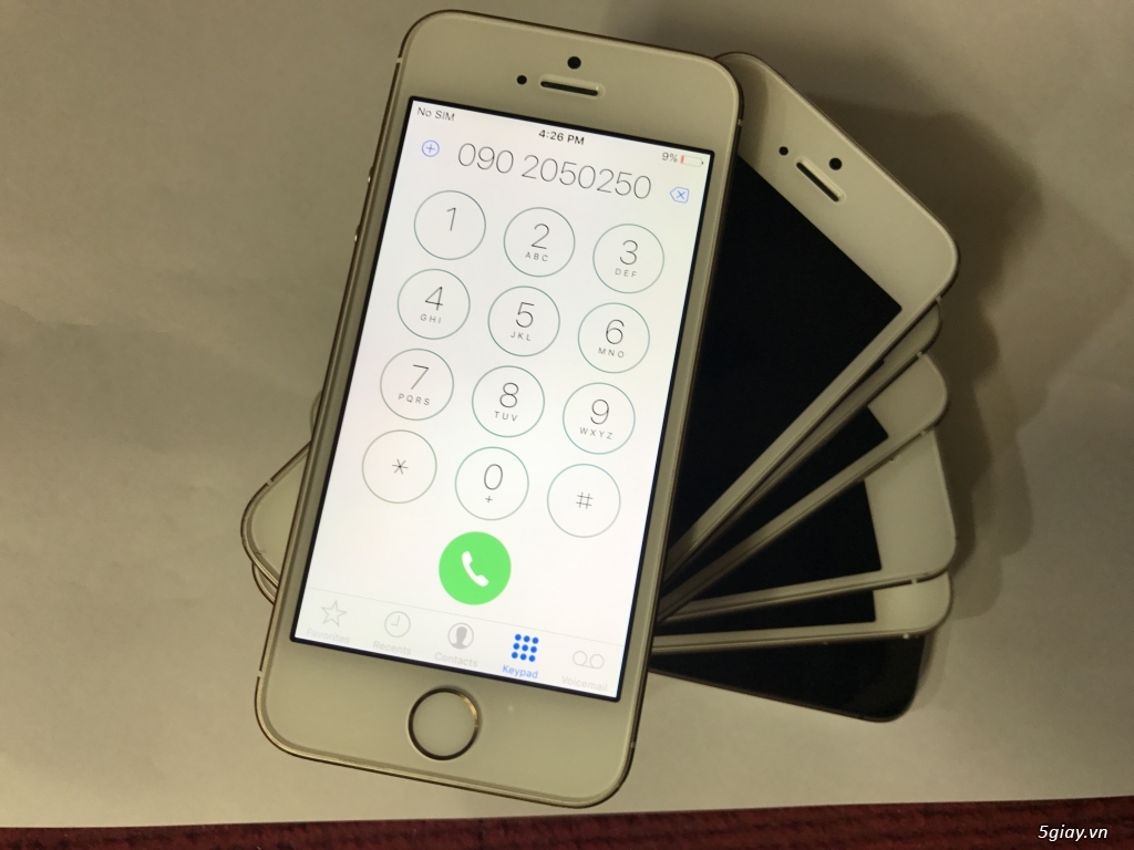Apple MaiGia : iPhone 5S Gold & Silver 16/32/64 Quốc Tế + Lock Nhật - 2